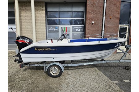 Topcraft 435 + Mercury 25pk + Trailer - Topcraft 435 mercury 25pk buitenboordmotor 2 - Topcraft 435 + Mercury 25pk + Trailer