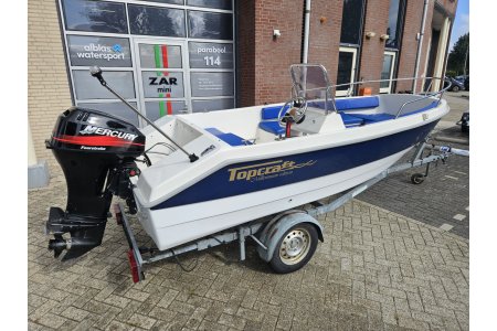 Topcraft 435 + Mercury 25pk + Trailer - Topcraft 435 mercury 25pk buitenboordmotor 4 - Topcraft 435 + Mercury 25pk + Trailer