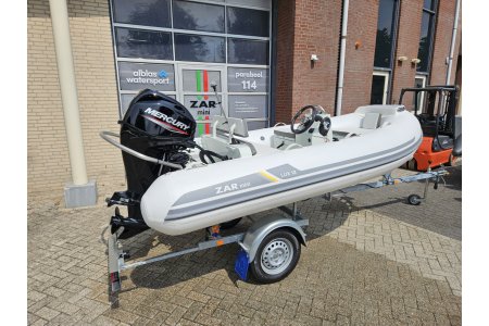 *NIEUW* ZAR Mini LUX 12 + Mercury 40pk + Trailer - Zarmini lux 12 rubberboot mercury 40pk trailer nieuw 3 - LUX12+40PK
